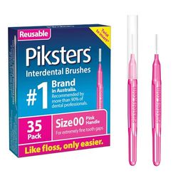 Piksters Brosses interdentaires (lot de 35, taille 00 (Rose))