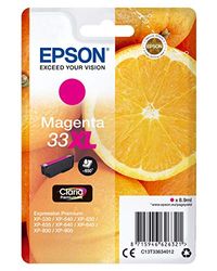 Epson 33XL Orange Magenta, Cartouche d'encre d'origine XL Haute capacité, XP-530, XP-540, XP-630, XP-635, XP-640, XP-645, XP-830, XP-900, XP-7100