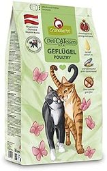 GranataPet DeliCatessen Adult gevogelte, droge voer voor volwassenen katten, lekker compleet voer zonder granen en zonder toegevoegde suikers voor kleine gourmets, 300 g