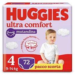 Huggies Ultra Comfort Pieluchomajtki, Rozmiar 4