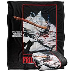 FRIDAY THE 13TH Blanket, 152 x 127 cm Pillow Axe Poster Silky Touch Super Soft Throw Blanket