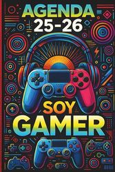 Agenda escolar 2025-2026 Gamer: Semana vista A5+. Año escolar de septiembre a julio- Planificador para estudiantes de Primaria, Secundaria, Bachiller o FP. Regalo gaming