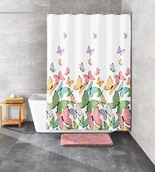 Kleine Wolke Rideau de Douche, en Polyester, Multicolore, 180 x 180 cm