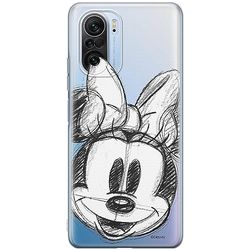 ERT GROUP mobiltelefonfodral för Xiaomi MI 11i/ REDMI K40/K40 PRO/POCO F3/ F3 PRO originalt och officiellt licensierat Disney mönster Minnie 012, gedeeltelijk transparant