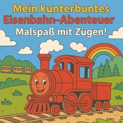 Mein kunterbuntes Eisenbahn-Abenteuer – Malspaß mit Zügen: 25 liebevoll gestaltete Ausmalbilder mit Zügen, Tieren und Abenteuern – für Kinder ab 4 Jahre