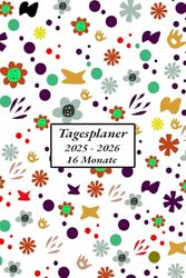 Tagesplaner 2025 2026 a5 1 tag 1 seite 16 monate: September 2025 - Dezember 2026 | Tag mit Zeiteinteilung | Terminkalender | Office Planer | Kalenderbuch