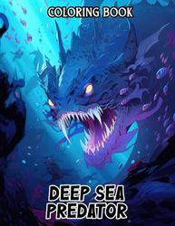 Deep Sea Predator Coloring Book: Witness the Power of Deep Sea Predators with 30 Inspiring Coloring Pages, Creating a Gallery of Captivating Aquatic Predators