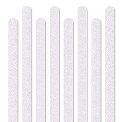 SeKi Non-Slip Strips 45 x 2 cm Transparent for Stairs/Showers/Bathtub - Self-Adhesive Barefoot Friendly Slip Class R9 According to DIN 51130 Non-Slip Tape (Pack of 8)