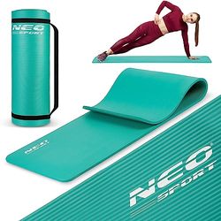Neo-Sport Mata treningowa NS-923 183 cm x 60 cm x 1.5 cm zielona