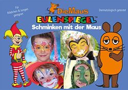 Eulenspiegel 206324 - make-up met de muis, voor ca. 60 maskers, make-up kleuren, carnaval, themafeest