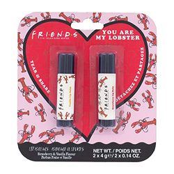 Paladone Friends Tv Show You Are My Lobster Lip Balms, Tear And Share Set Of 2, color único