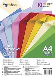 PBS Connect Polska Kleurpapier Gimboo A4 100 stuks