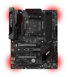 MSI AMD X370 GAMING PRO AM4 Ryzen/Athlon DDR4 ATX Motherboard - Black