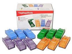 GIMA pillerdelare - paket med 12 st i 4 blandade färger