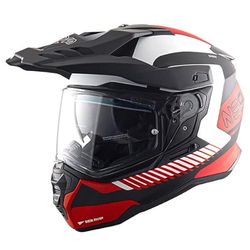 Hjälm NOS NS-9 Mirage RED MATT ECE 22-06