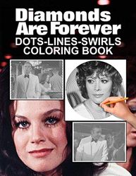 Diamonds Are Forever Dots Lines Swirls Coloring Book: Diamonds Are Forever Premium Activity Swirls-Dots-Diagonal Books For Adult