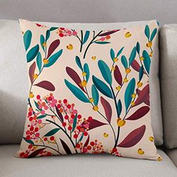 Bonamiason Decoratieve kussenslopen 45x45 cm, Kussenhoezen Bank, Decoratieve Kussenhoesjes, Kussensloop Sierkussen Kerstmis - Ontworpen en geproduceerd in Turkije