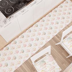 PETTI Artigiani Italiani - Tapijt voor keuken, antislip en wasbaar, 52 x 480 cm, Design Party 01, 100% Made in Italy