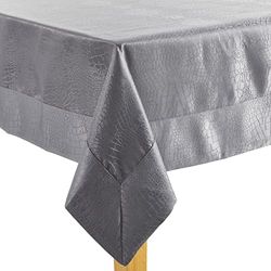 Nappe en Lin Violet Platine 70 x 108 cm