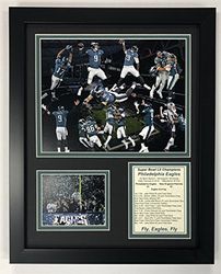 Legends Never Die Philadelphia Eagles Super Bowl 52 NFL Champions Collectible | Ingelijste fotocollage muurkunst decor - 30,5 cm x 38 cm, (11856U)