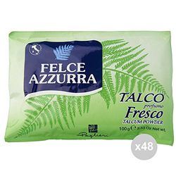 Felce Set 48 Talco Busta Fresco GR 100 Igiene e Cura della Persona, Multicolore, Unico