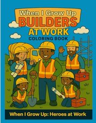 When I Grow Up: Builders at Work Coloring Book