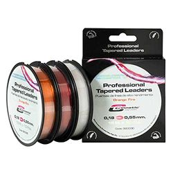 CINNETIC - Tapered Leaders 10x15, Kolor Clear, Rozmiar 0,200-0,570 mm