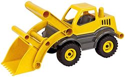 SIMM Spielwaren Lena Eco Active Bulldozer-Juguete para niños, asa de fácil Agarre y Cabina Abierta, construcción súper Resistente para una acción Real (cavar en el, Color Amarillo/Negro/Gris (4212)