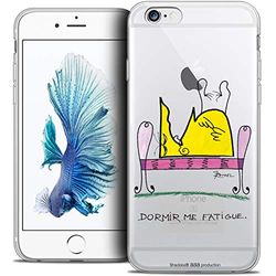 Caseink - fodral för Apple iPhone 6/6s [officiell licenssamlare The Shadoks® Design Sleeping - mjuk - ultratunn - tryckt i Frankrike]
