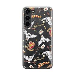 ERT GROUP mobile phone case for Samsung S23 PLUS original and officially Licensed Harry Potter pattern 249 optimally adapted to the shape of the mobile phone, partially transparent