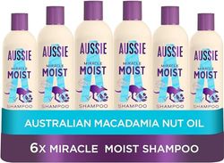 Aussie Miracle Moist Shampoo 300 ml - Pack of 6