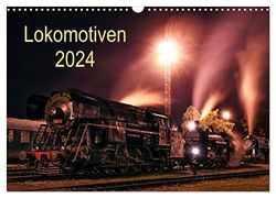 Lokomotiven 2024 (Wandkalender 2024 DIN A3 quer), CALVENDO Monatskalender: Potraits und Details der Lokomotiven