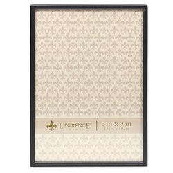 Lawrence Frames moldura para fotos preto 5 x 7, vidro, 5 x 7