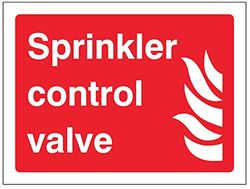 Caledonia Signs 21447E Sprinkler control valve