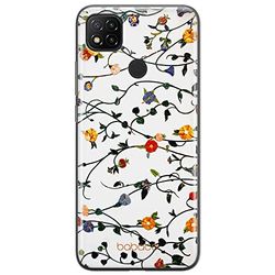 ERT GROUP mobiltelefonfodral för Xiaomi REDMI 9C originalt och officiellt licensierat Babaco mönster Flowers 008 optimalt anpassad till formen på mobiltelefonen, fodral tillverkad av TPU-plast