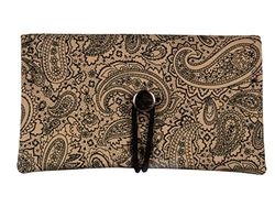 CIggi Trio Turning Bag, Black/Sand Paisley, Regular