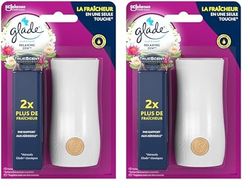 Glade Touch&fresh Diffuseur Relaxing Zen - Infusé Aux Huiles Essentielles (Lot de 2)