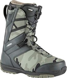 Nitro Męski system szybkiego sznurowania Anthem TLS '22 All Mountain Freestyle Freestyle Boot Snowboard, Camo Black, 250