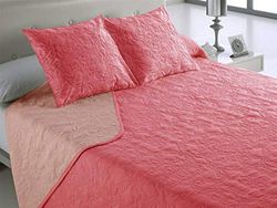 Libela Vegas Colcha Boutí, Poliéster, Coral, Individual, Cama DE 90 Cm