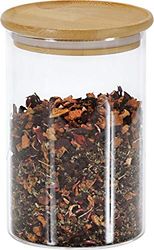 Storage Jar, 800 ml, 10 x 15 cm, Bamboo Lid