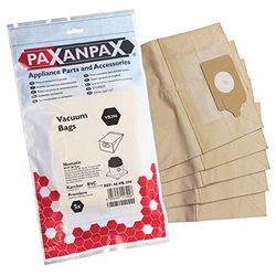 Paxanpax VB394 Lot de 5 Sacs en Papier compatibles Numatic NVM-2B Charles, Edward, George Series