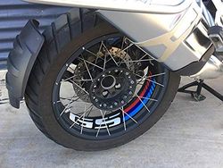 Uniracing K46844 Kit de décoration de jante Noir motorsport '19-'23