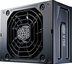 Cooler Master V750 SFX Gold - 750W 80 PLUS Gold, Fully Modular Power Supply Unit, SFF/mini-ITX PSU, Quiet 92mm FDB Fan, Semi-Fanless Mode, SFX-to-ATX Bracket, 10-Year Warranty - 750W