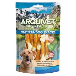 ARQUIVET Os de poulet avec calcium 100 g - collations de chiens - bonbons, prix et récompenses canines - nourriture complémentaire