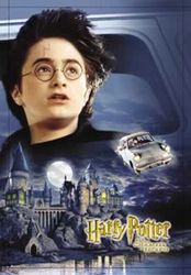 Empire 261823 Poster Film Harry Potter - Castle Car, 70 x 100 cm