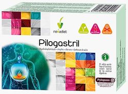 Novadiet – PILOGASTRIL Comprimidos con Pilopass, Regaliz, Jengibre, Aloe Vera y Carbonato de Calcio - Mejora las Molestias Gástricas y Ayuda Disminuir la Carga Bacteriana - 30 Comprimidos