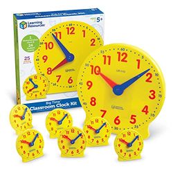 Learning Resources Kit de Relojes para el Aula Big Time
