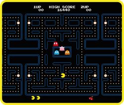 Konix Pac-Man Mouse Pad 32 x 27 cm for Desktop PC Gaming - Ultra Thin 3D Silicone Surface - Non-Slip Rubber Base