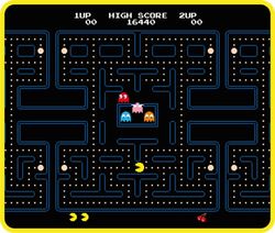 Konix Pac-Man Tapis de Souris Gaming 32 x 27 cm - Surface en Silicone 3D Ultra Fine - Base antidérapante en Caoutchouc - Noir et Jaune