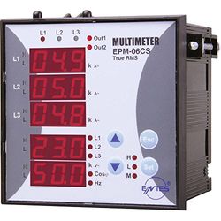 Entes® epm-06cs-96 Jauge de panneau ac-multimeter tension courant fréquence heures d'exercice heures totales